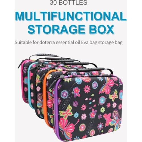 Butterfly printing 10ml multifunctional suitable for doterra essential oil bottle storage bag portable travel liquid packaging