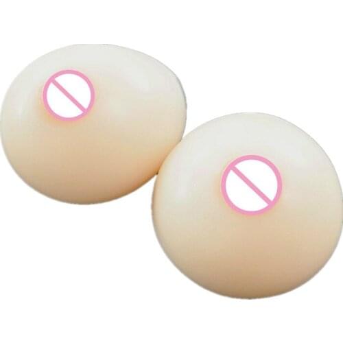 Fashion Sexy Female 2800g/pair Silicone Breast Forms Silicone Fake Bra Transvestite GG Cup Handmade Top Selling Product In 2020