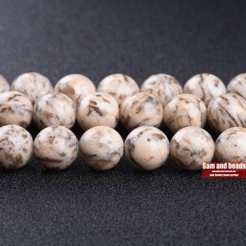 Natural Stone Sodium Feldspar Round Loose Beads 4 6 8 10 12 MM Diy Spacer Beads for Jewelry Making Accessories