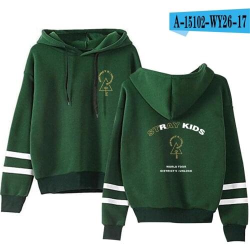 World Tour Stray Kids Kpop Men Women Hooded Pullover Long Sleeve High quality Hoody Stray Kids Hoodies Fashion Cool Sweatshirts