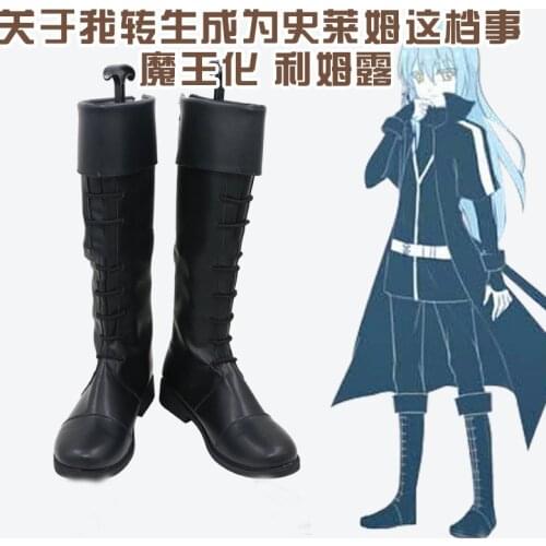 Rimuru Tempest Cosplay Boots Anime That Time I Got Reincarnated as a Slime Cosplay Shoes Adult Uniform Suit Wig Accessories