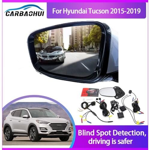 Car Blind Spot Monitoring BSD BSA BSM Radar Detection System Microwave Sensor Assistant Security For Hyundai Tucson 2015-2019