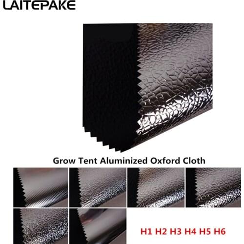 Grow tent cloth 145*100cm and DIY Custom size Oxford cloth aluminized film for led grow light indoor hydroponics greenhouse tent