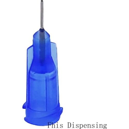 Pack of 100 W/ISO Standard Dispensing Needles PP Luer Lock Hub Tubing Length Precision S.S Dispense 0.25 Inch 22G Blunt Tips