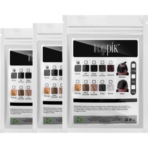 Hair Fibers Building Powder Care Product Growth Refill Keratin 27.5g 4 Color Instant