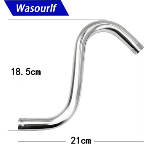 WASOURLF Brass Distributor Wall Mounted Shower Arm Shower Pipe with Chrome plated Stainless Steel Shower Hose Free Shipping