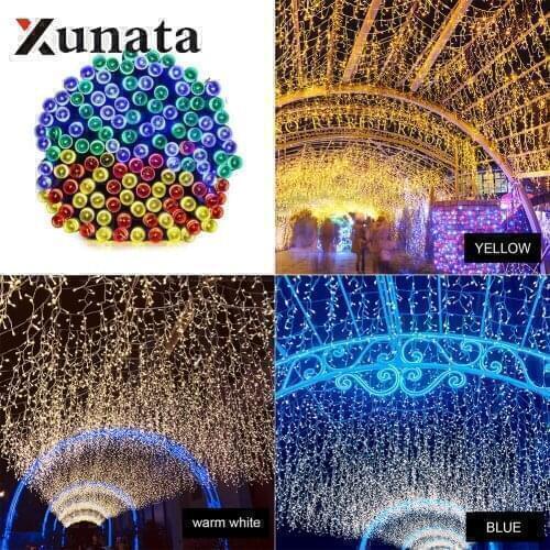 Светодиодные гирлянды-шторы XUNATA China At AliExpress