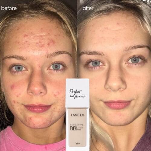 30ml Waterproof Foundation Concealer Oil-control Base BB Cream Moisturizing Smooth Long-lasting Makeup Primer Liquid Foundation