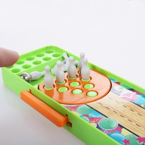 1PC Basketball Bowling Shooting Board Games for Children Desktop Ball Football Golf Bowling Table Game Toy Board Game Kids Gift