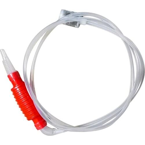 2 Meter Fish Tank Aquarium Syphon Tube Hand Fuel Pump Gasoline Siphon Hose Gas Oil Water Fuel Transfer Siphon Pump for Water Gas