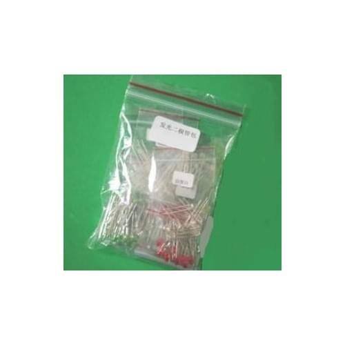 200PC/Lot 3MM 5MM Led Kit Mixed Color Red Green Yellow Blue White Light Emitting Diode Assortment 20PCS Each New