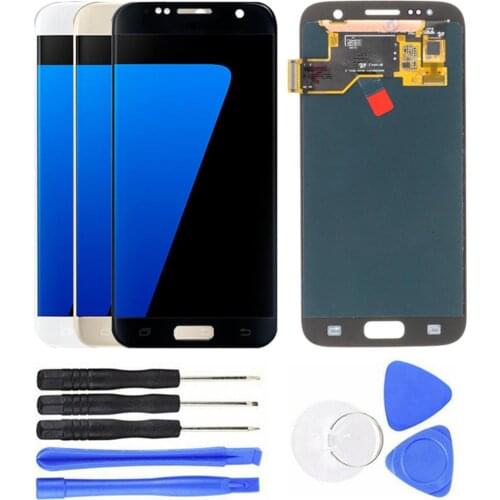 2020 new Durable AMOLED Phone Screen Digitizer Replacement Tool Kit for Samsung Galaxy S7 AMOLED LCD touch screen components