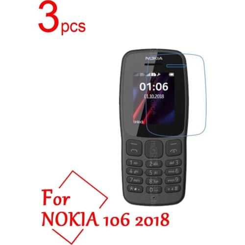 3pcs/lot Ultra Clear glossy/Matte/Nano anti-Explosion Soft LCD Screen Protector Cover For Nokia 106 2018 Protective Film