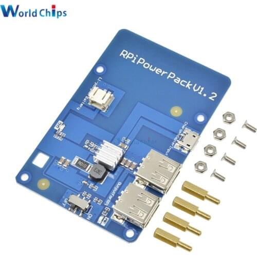 For Raspberry Pi3 Lithium Battery PowerPack Expansion Board Power Supply With Switch For Raspberry Pi 3, Model B