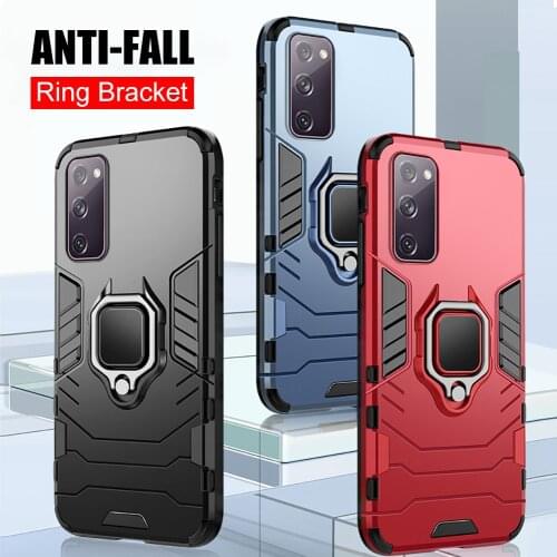 For Samsung Galaxy S21 Ultra Case Car Magnetic Holder Ring Phone Cover Sumsung S20 FE Note 20 10 S8 S9 Plus S10 Lite S 21 Fundas