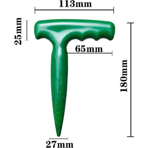 Home Garden Hole Puncher With Scale, Manual Seedling Transplanting Seed Disseminators, Adjustable Planting Sowing Machine Tools