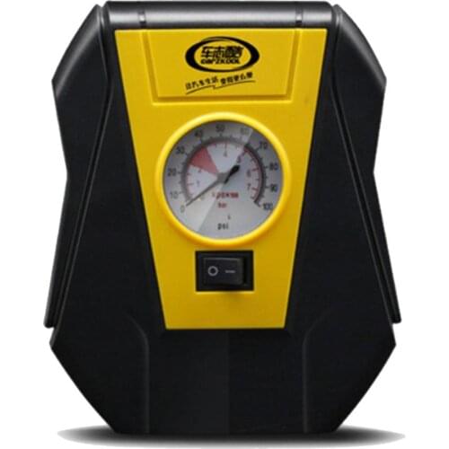 DC 12V Electric Inflator Kit Car/Motorcycle/Bike/Tire/Air Mattress Air Pump Multifunctional Gas Compressor With Barometer