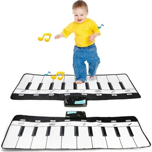 Baby Boy Baby Girl Toys Baby Play Mats Kids Educational Piano Music Mats Newborn Game Music Blankets Preschool Toys 110*36CM