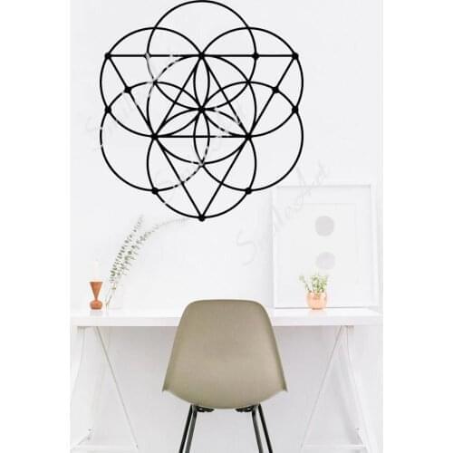Creative Geometry Home Decor Vinyl Wall Stickers For Kids Rooms Decoration Wall Art Decal