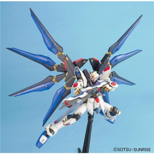 BANDAI Metal Coloring MG1/100 Assault Freedom Gundam Model Thousand Hands Assembled Gundam Belt Bracket