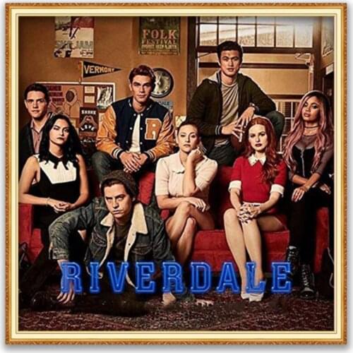 Riverdale DIY Cross Stitch 11CT Embroidery Kits Craft Needlework Set Cotton Thread Printed Canvas Home Decoration Living Room