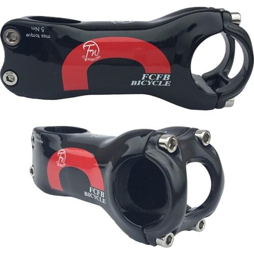 2016 new FCFB FW red C-shaped carbon stem angle 17 angle 6 carbon stem bike parts bicycles parts mtb stem cycling parts
