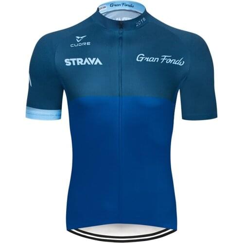 STRAVA Pro Cycling Clothing Summer 100% Polyester Bicycle Clothes Sportswear MTB Bike Clothing Maillot Ciclismo Cycling Jersey