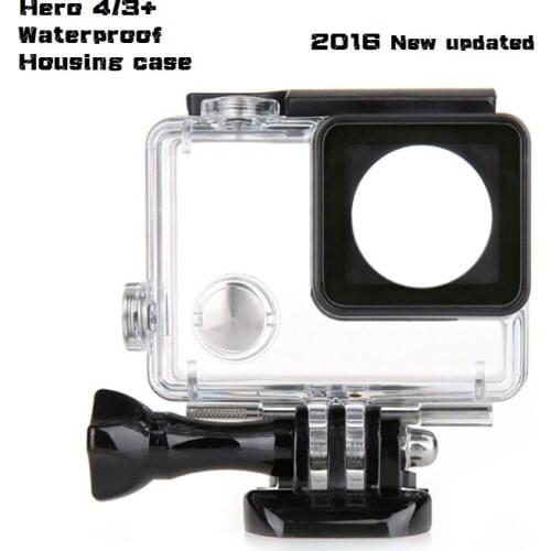 Go Pro Hero 4 Underwater Waterproof Housing Case for GoPro Hero 4 3+ plus,Camera accessories