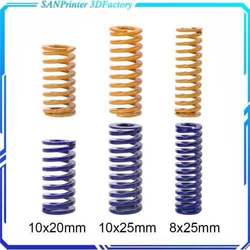 Heated Bed Springs Die Light Load Compression Spring DIY Extrusion Spring for 3D Printer CR-10 10S S4 Ender 3 MK8