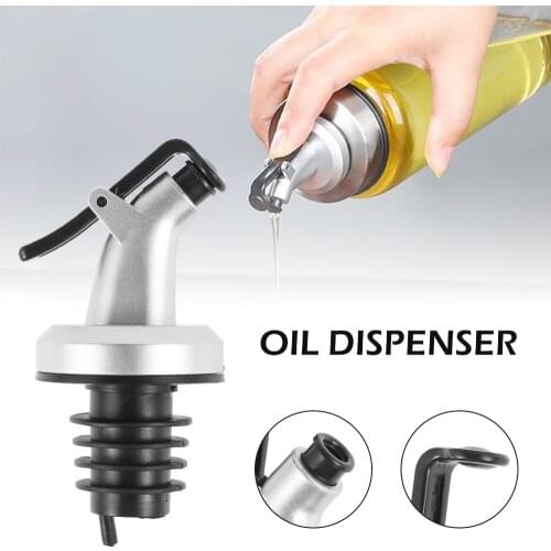 3 Pcs Olive Oil Sprayer Liquor Dispenser Oil Bottle Stopper Rubber Lock Plug Seal Leak-proof Food Grade Nozzle Liquor Dispenser