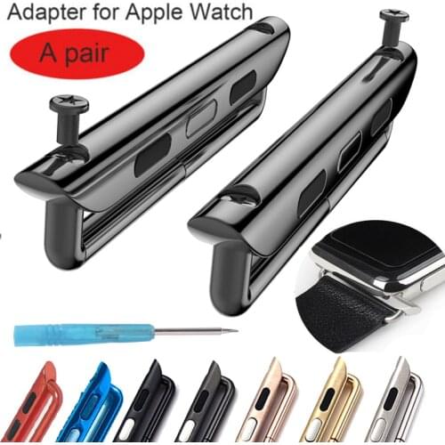 Adapter Connector For Apple Watch series 6 SE 5 4 3 2 band 44mm 40mm For iwatch 6 5 3 band 42mm 38mm accessories Tool Wholesale