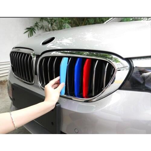 Grille Grill Trim Stripe for BMW i8 Z4 X5 X4 X2 X3 M5 M2 X6 M6 640i 640d GT Upgrade Grill M Style