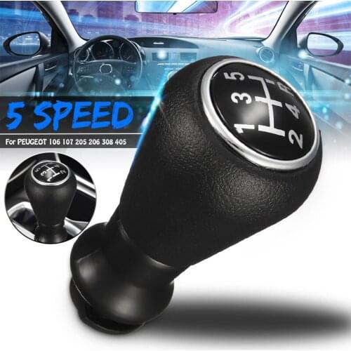 Car Gear Shift Knob 5 Speed Gear Lever Change Stick For PEUGEOT 106 107 205 206 207 306 For Citroen Partner C1 C4 C3 Picasso