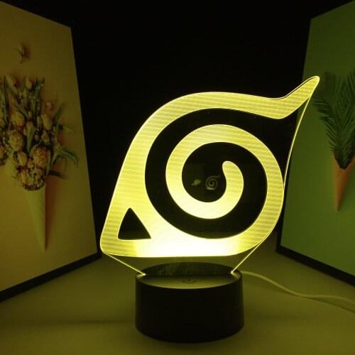 Anime Pattern 3D LED Lamp Home Bedrooom Table Decoration Night Light for Couple Children Festival Birthday Gifts USB Charging