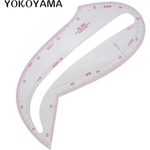YOKOYAMA Curve Type Cage Cuff Ruler Sewing Tool Parts Cage Cuff Ruler Sewing Machine Parts Variable Ruler Sewing Manual Supplies
