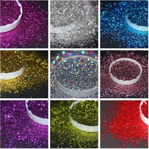 015 ( 0.5 mm ) Solvent Resistant Cosmetic Grade Glitter Dust Hex 50grams