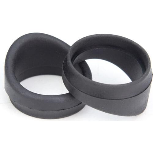 1 Pair 32-34MM Stereo Microscope Telescope Rubber Eye Guards Eye Shield Cups Microscope Accessories