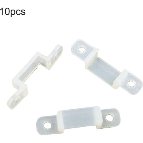 10 Pcs Silicone LED Strip Holder Clip Flexible Light Strips Fixing Holder For 220V 5050 2835 LED Strip Light