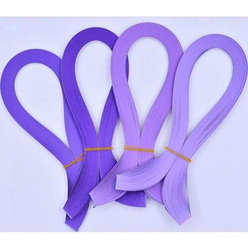 54x0.5cm purple color sets Quilling material paper Strips for handicraft