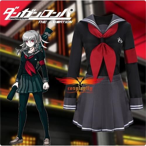 Anime Dangan-Ronpa Danganronpa Peko Pekoyama Cosplay Costume Adult Women Outfits Sailor Suit Girl Top Skirt JK Uniform Halloween