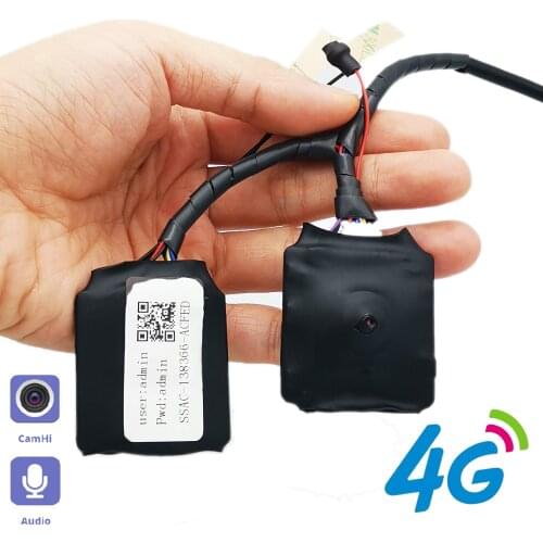 Camhi App DIY 5 3G 4G SIM IP Camera Module 5MP IMX335 1920P Wireless MINI 4G Pin hole Covert Built-in MIC Micro SD Card Slot