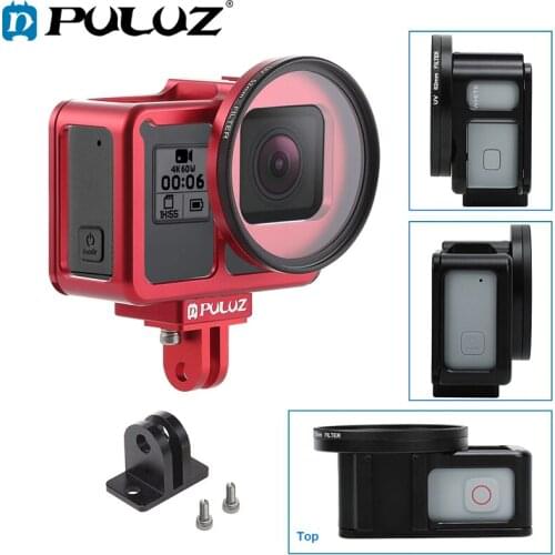 PULUZ Case For GoPro HERO 7 Black Silver White Housing Shell Protective Cage Insurance Frame For GoPro Hero 7