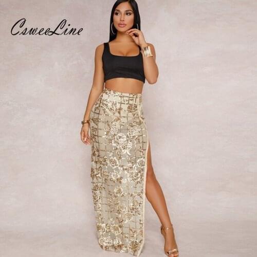 Женские юбки макси CsweeLine China At AliExpress