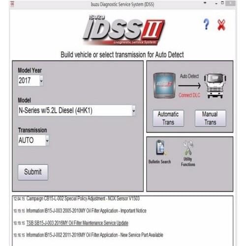 For Isuzu IDSS II 2017 unlimited install - Isuzu Diagnostic Service System+license