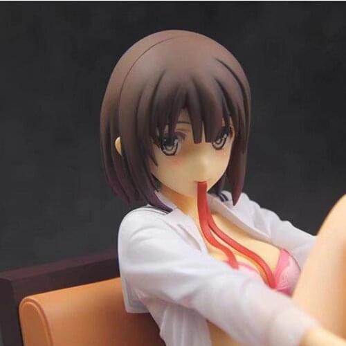 Saenai Heroine No Sodatekata Katou Megumi Dressing Sofa Seated Japanese Anime Pvc Action Figure Collectible Model Toy Christmas