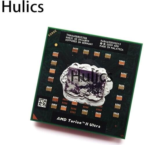 Hulics Original AMD Turion II Ultra Dual-Core Mobile TMM660 TMM660DB023GQ M660 2.7G 2M cpu latop processor Socket S1 (S1g3)