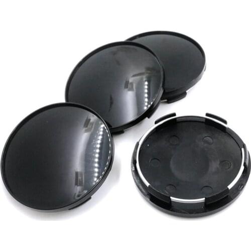 4PCS Diamater 68mm Black For Car Plastic Universal Modified Wheel Hub Center Centre caps Hubcaps Cover