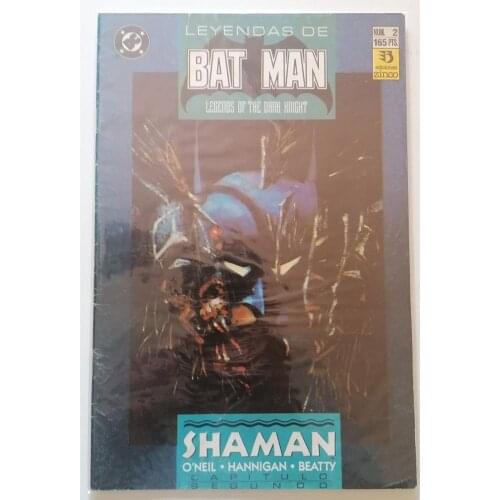 Legends of BATMAN - SHAMAN No. 2 of 5, DC COMICS, ZINCO Publishing House, 1989, 1st ED. Spanish author DENNIS O Neil
