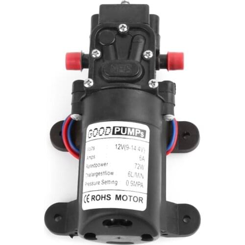 12V 72W High Pressure Micro Diaphragm Water Pump Automatic Switch Reflux Type Faucet Pump