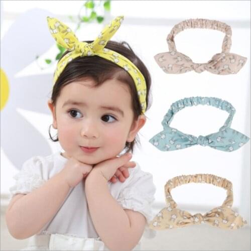 Fashion Kids Baby Girl Cute Ear Supreme Headband Bebe Toddler Infant Headbands Girls Hair Band Accessories Photography Props